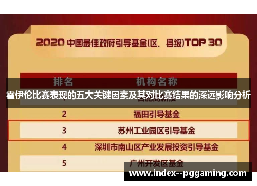 霍伊伦比赛表现的五大关键因素及其对比赛结果的深远影响分析