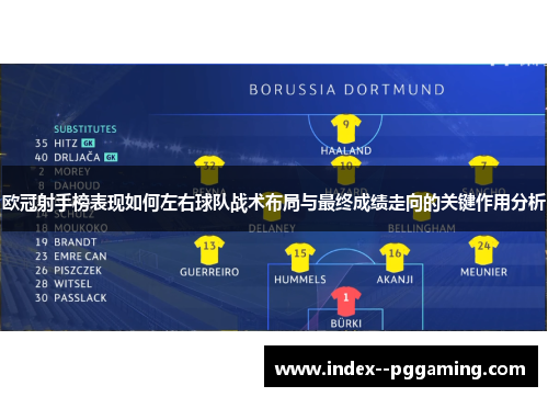 欧冠射手榜表现如何左右球队战术布局与最终成绩走向的关键作用分析